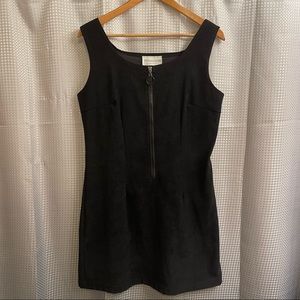 Younique Y2K Faux Suede Zip Up Dress - No Size